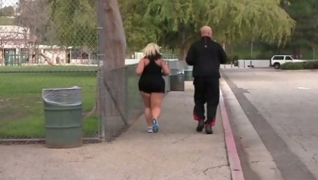 Fat and desperate Porsche Dali fucks her fitness trainer Christian XXX