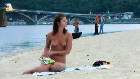 Some of the most gorgeous nudist coeds out at the beach